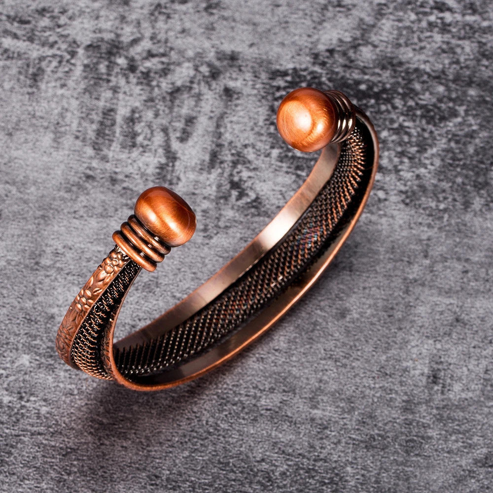 Retro Red Copper Bracelet