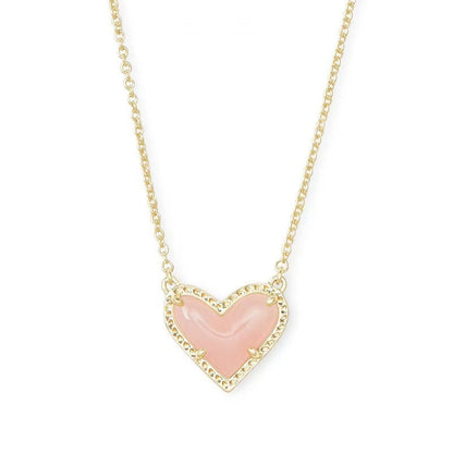Cubic Zirconia Heart Necklace