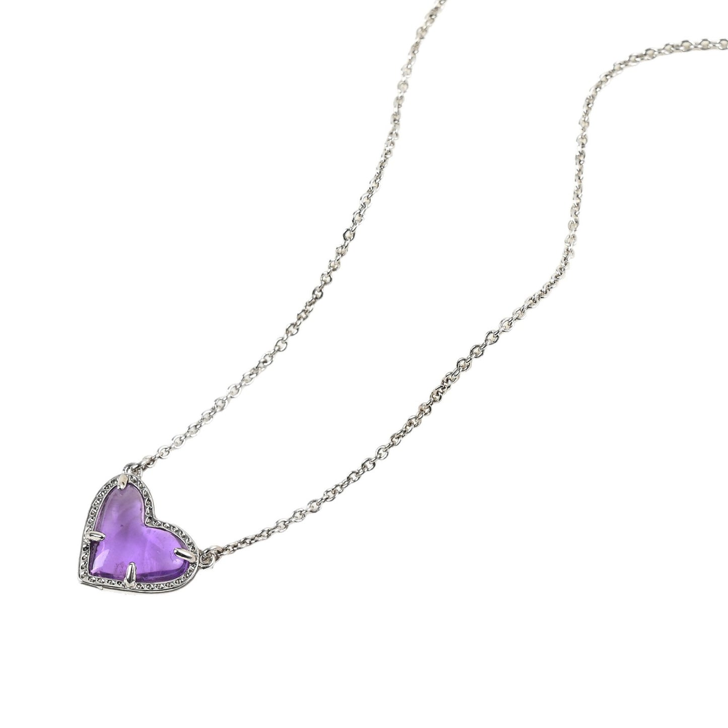 Cubic Zirconia Heart Necklace