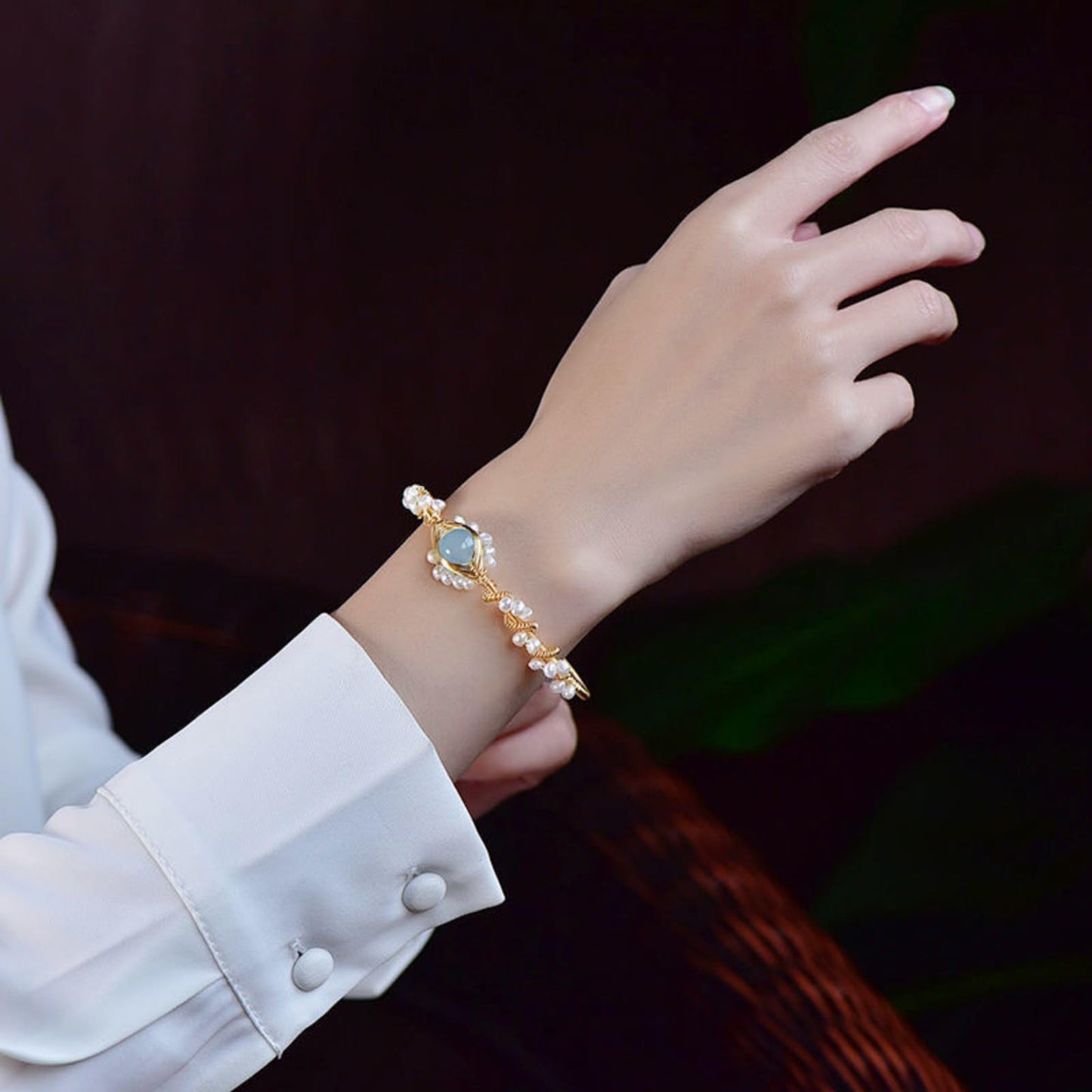 Pearl Bracelets Gold Plating