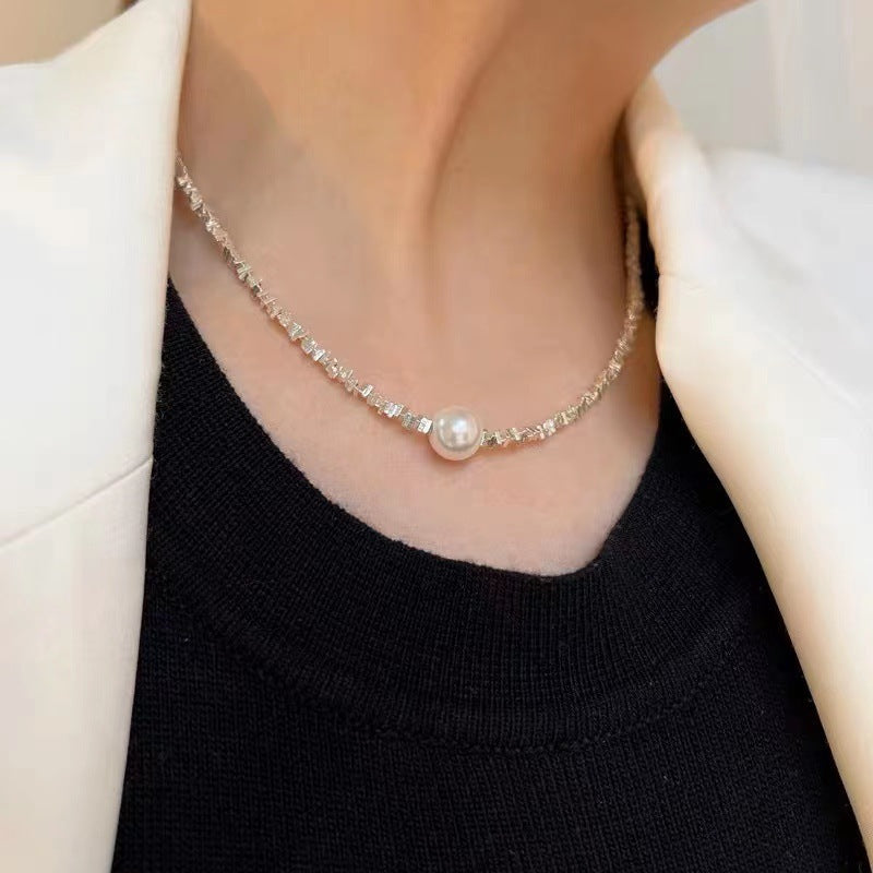 Irregular Pearl Necklace