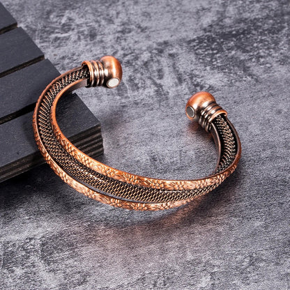 Retro Red Copper Bracelet