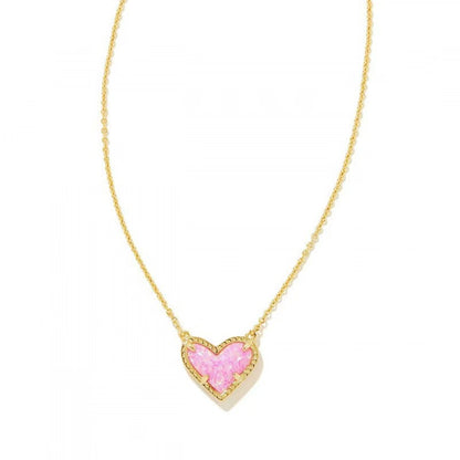 Cubic Zirconia Heart Necklace