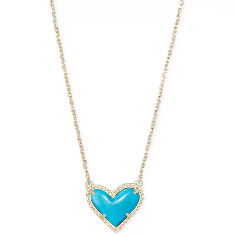 Cubic Zirconia Heart Necklace