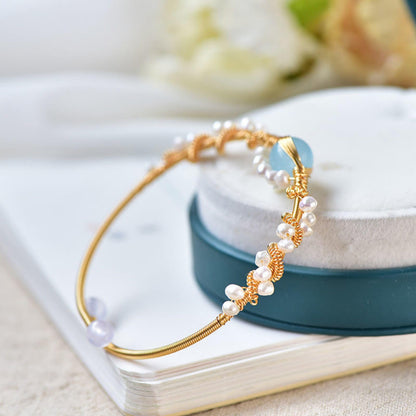 Pearl Bracelets Gold Plating