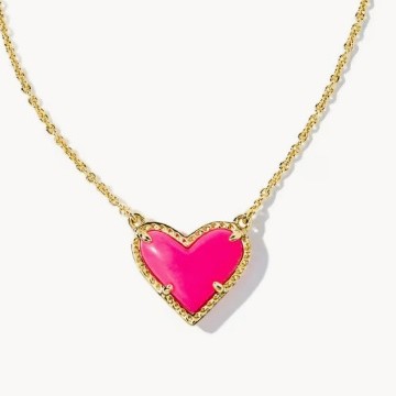 Cubic Zirconia Heart Necklace