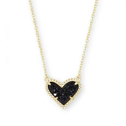 Cubic Zirconia Heart Necklace