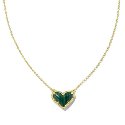 Cubic Zirconia Heart Necklace