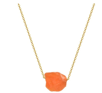 Stone Crystal Tree Necklace